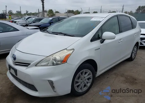 2012 Toyota Prius V Two из США, поврежденный, VIN JTDZN3EU4C3153330